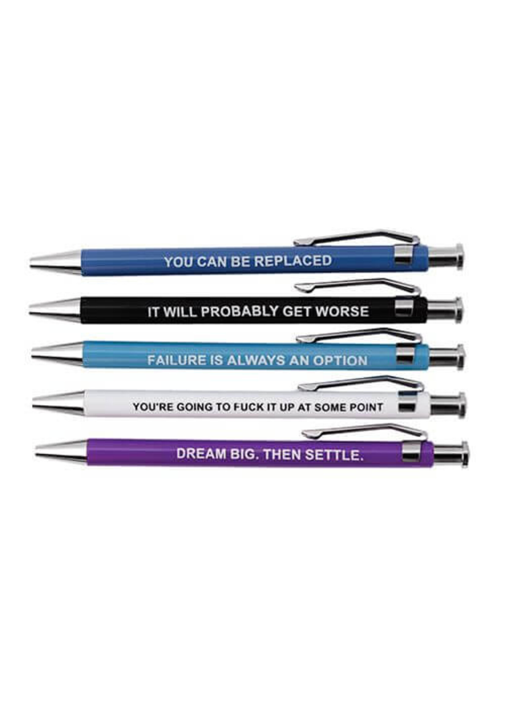 Wood Rocket LLC Wood Rocket Demotivational Pens - 5 Pack