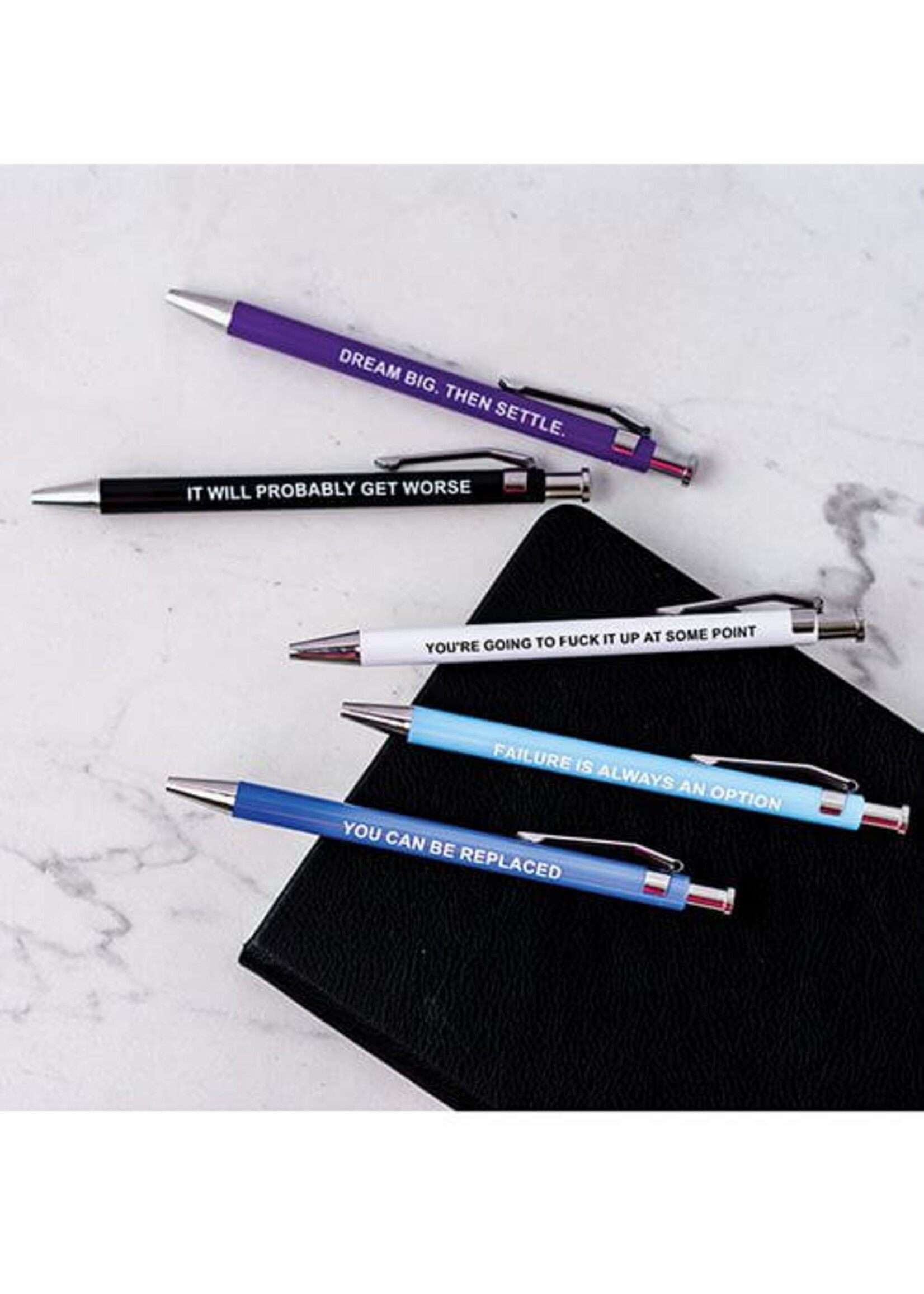 Wood Rocket LLC Wood Rocket Demotivational Pens - 5 Pack