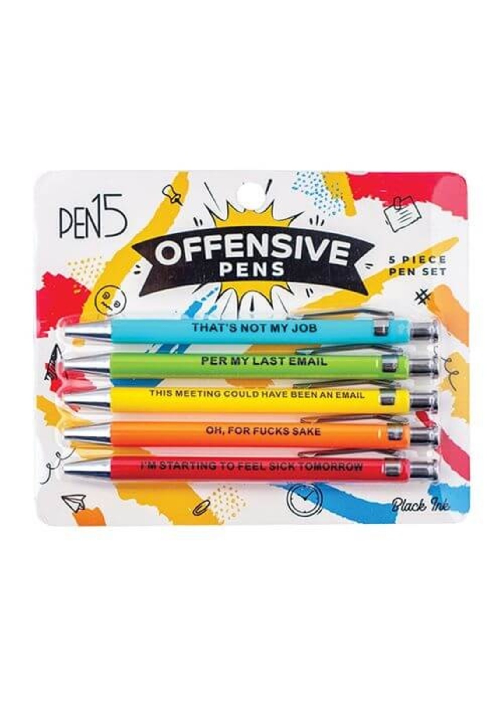 Wood Rocket LLC Wood Rocket Offensive Pens - 5 Pack