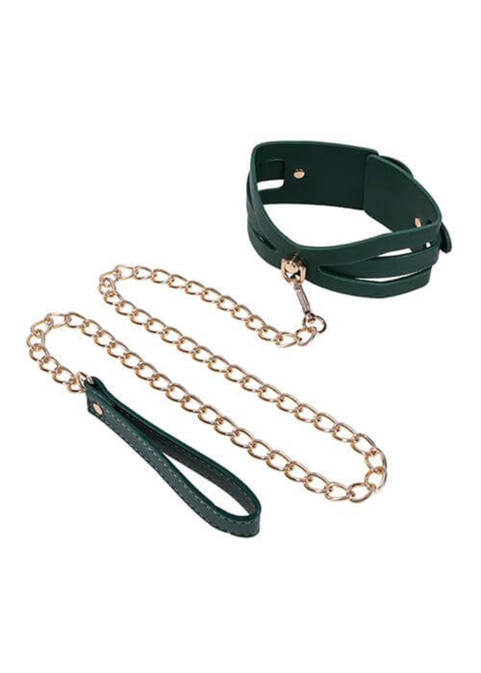 Sportsheets Sex & Mischief Indica Cutout Collar & Leash