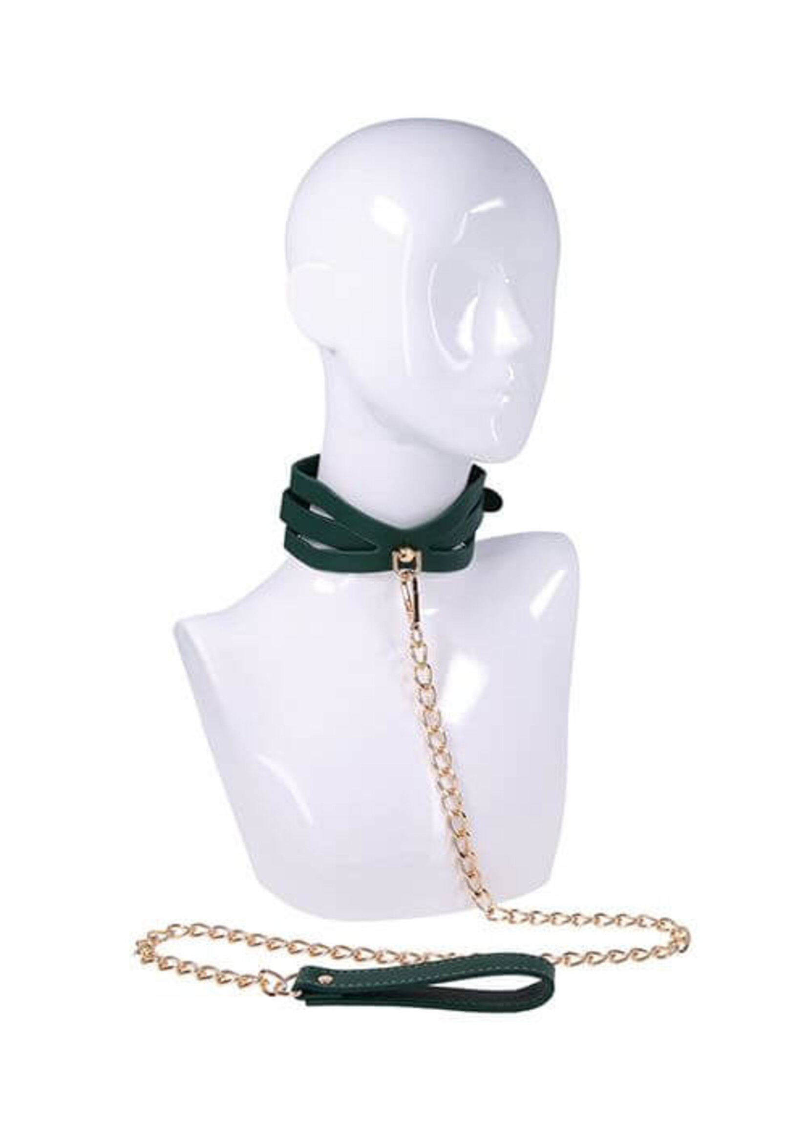 Sportsheets Sex & Mischief Indica Cutout Collar & Leash