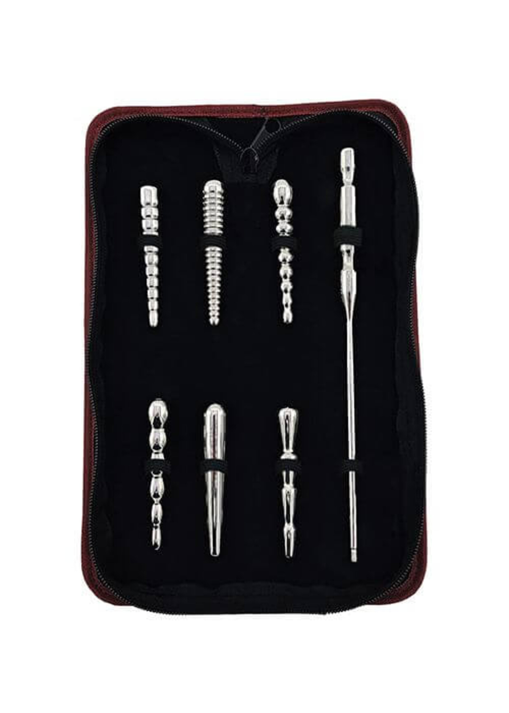 Rouge Rouge Stainless Steel Penis Plug Set of 6 - Silver