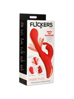 Flickers Flicking Silicone Rabbit Vibrator