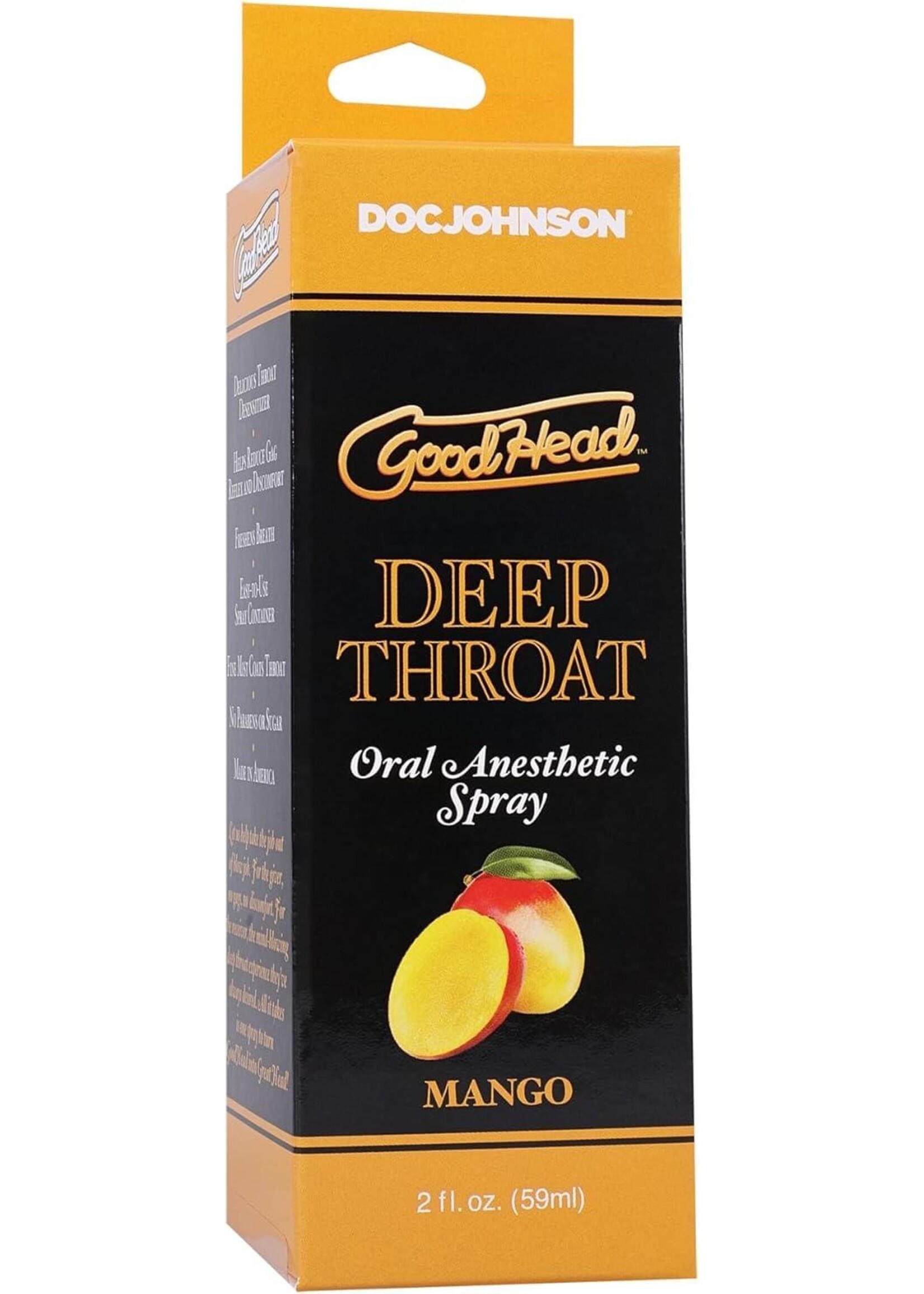 GoodHead - Deep Throat Spray - Mango