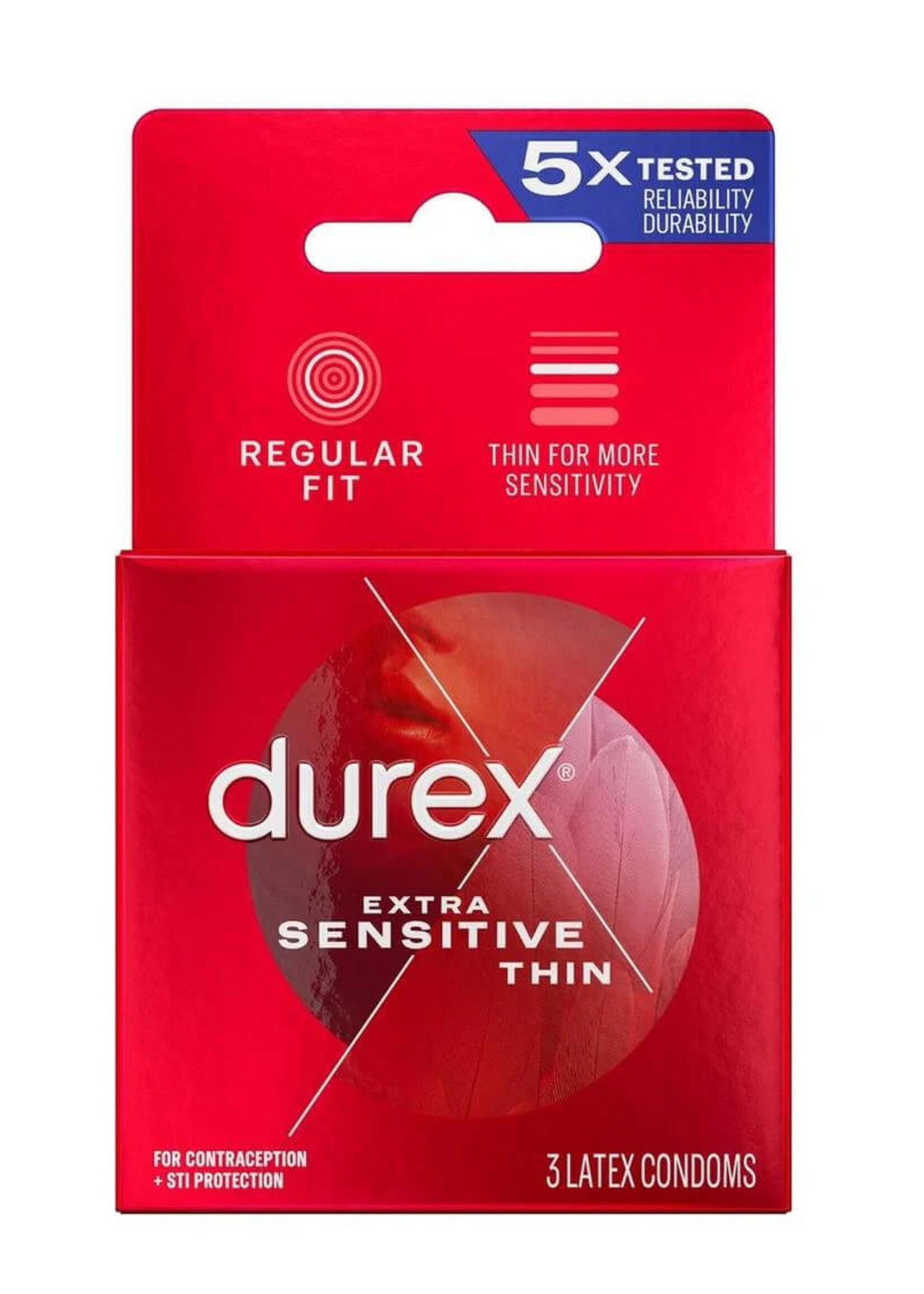 Durex Extra Sensitive 3 Count Condoms