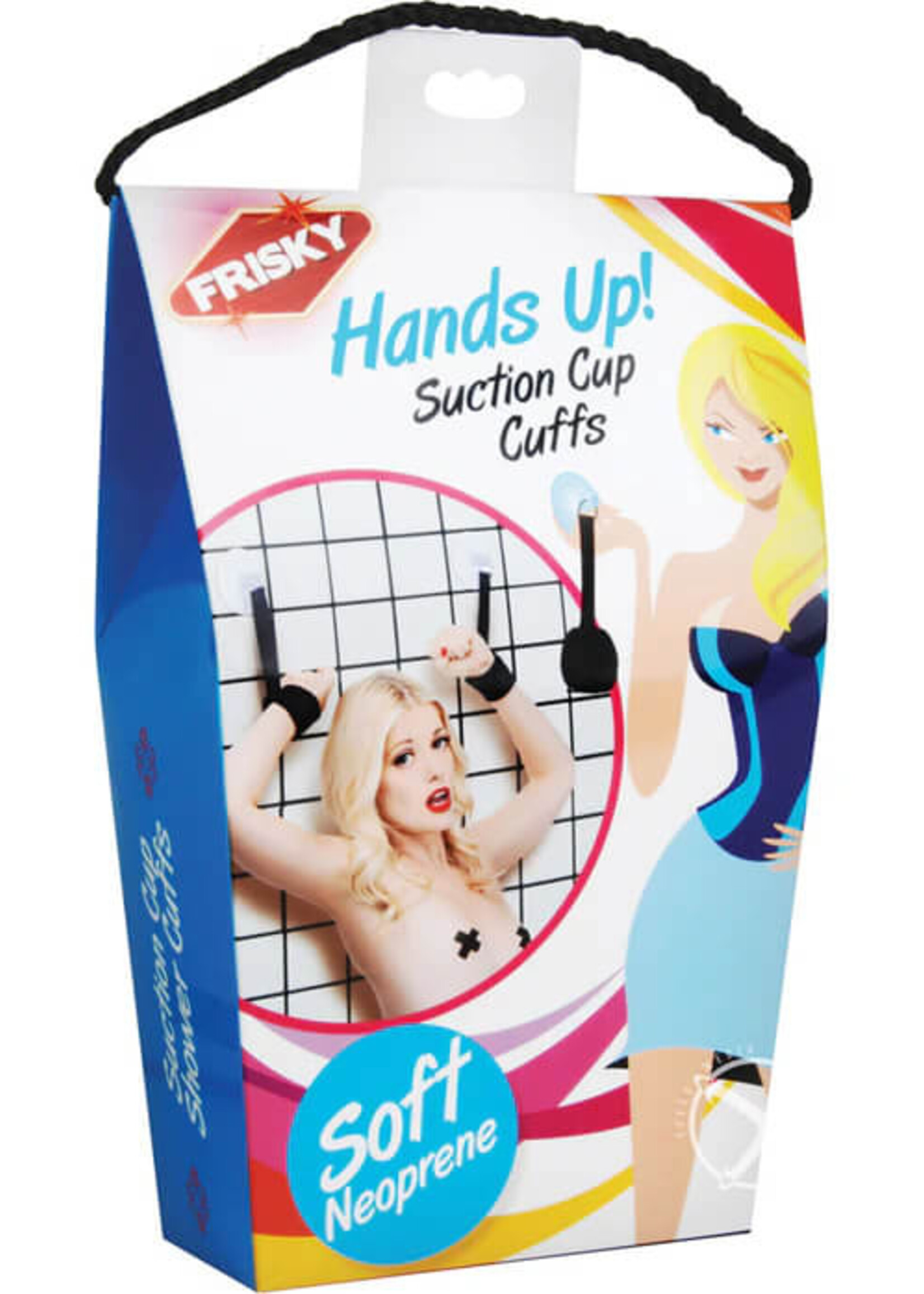 Frisky Hands Up! Suction Cup Cuffs