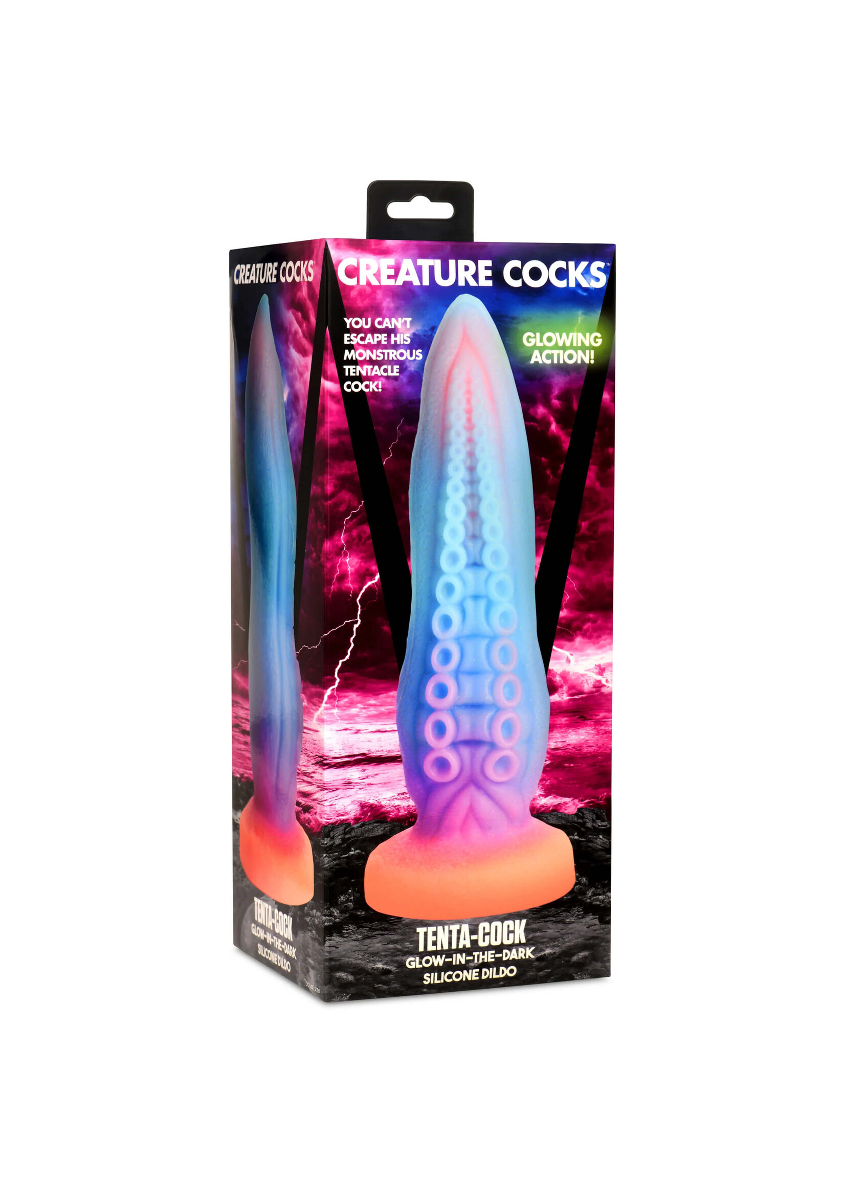 Creature Cocks Tenta-Cock Glow-In-The-Dark Silicone Dildo