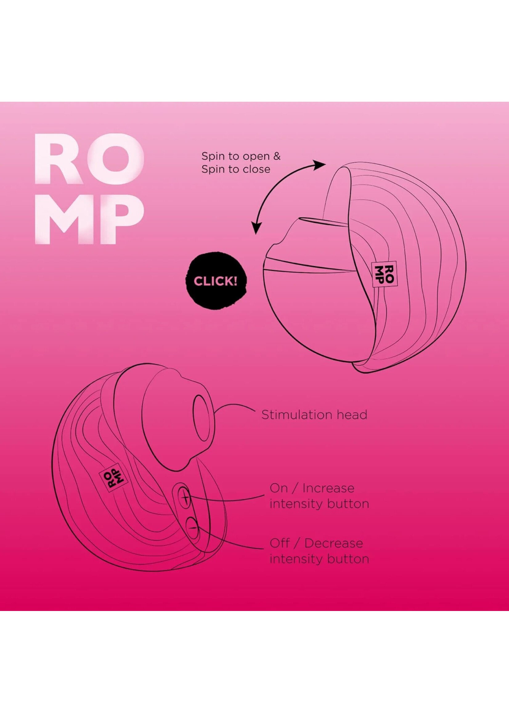 Romp ROMP SPIN Rechargeable Clitoral Stimulator