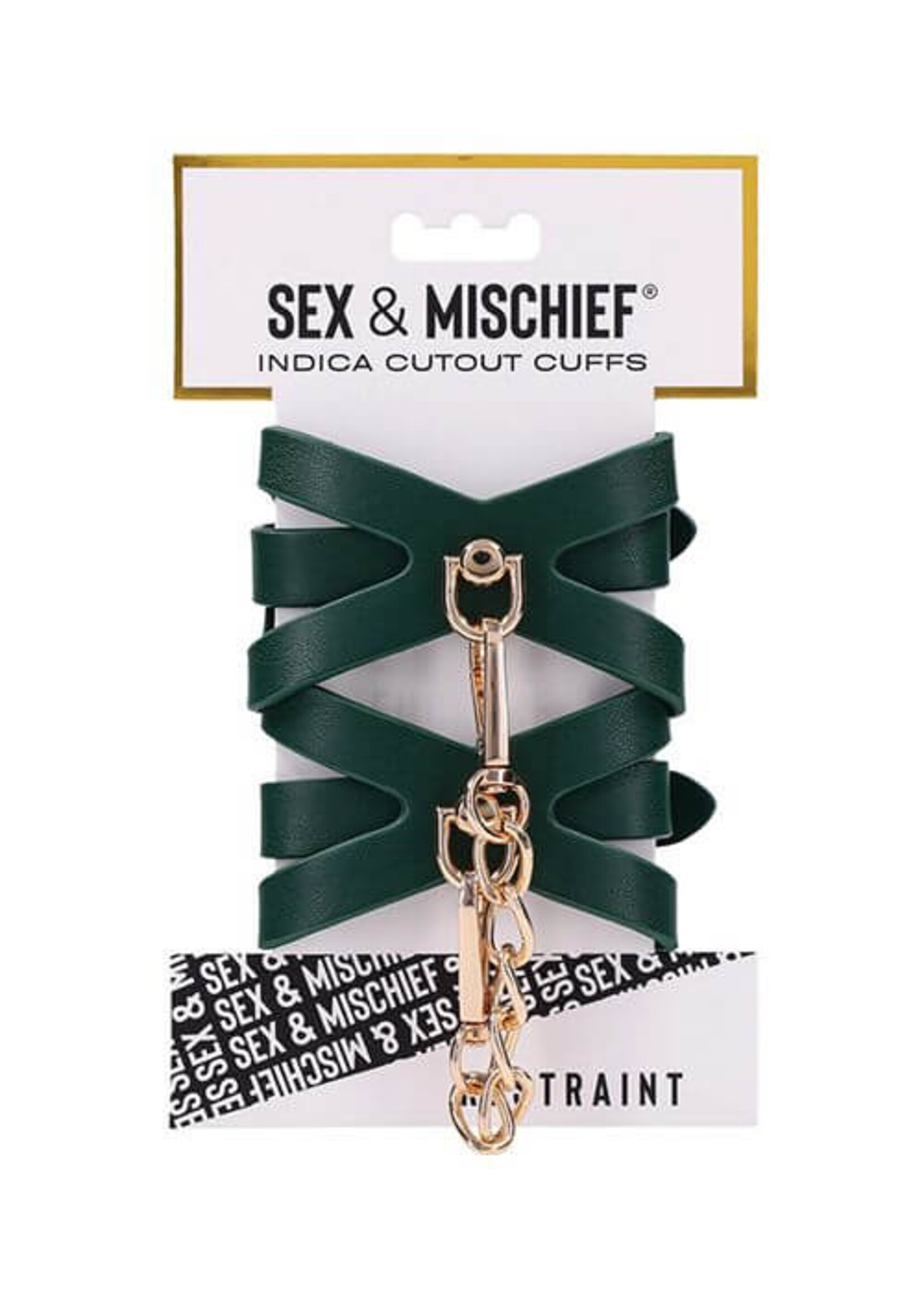 Sportsheets Sex & Mischief Indica Cutout Cuffs