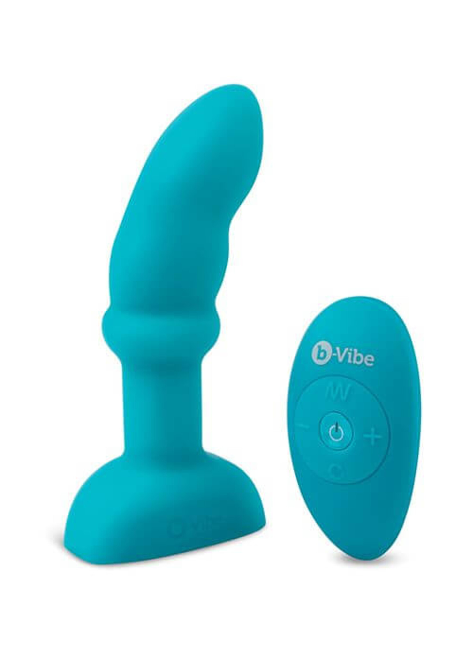 b-Vibe Remote Control Rimming P-Spot Plug - Blue