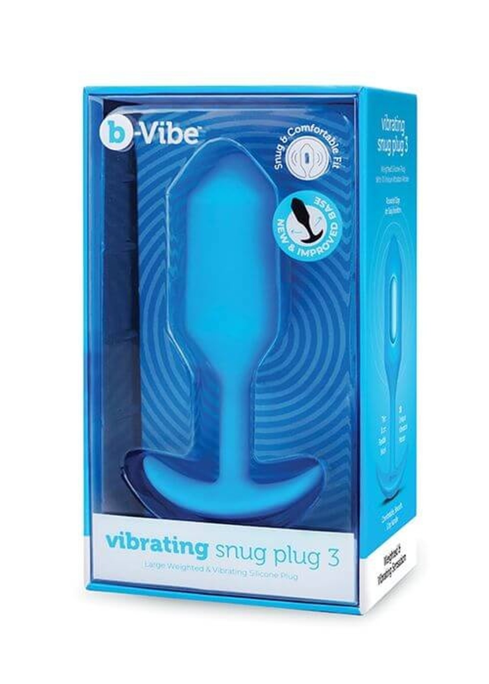 b-Vibe Remote Control P-Spot Snug Plug - Black
