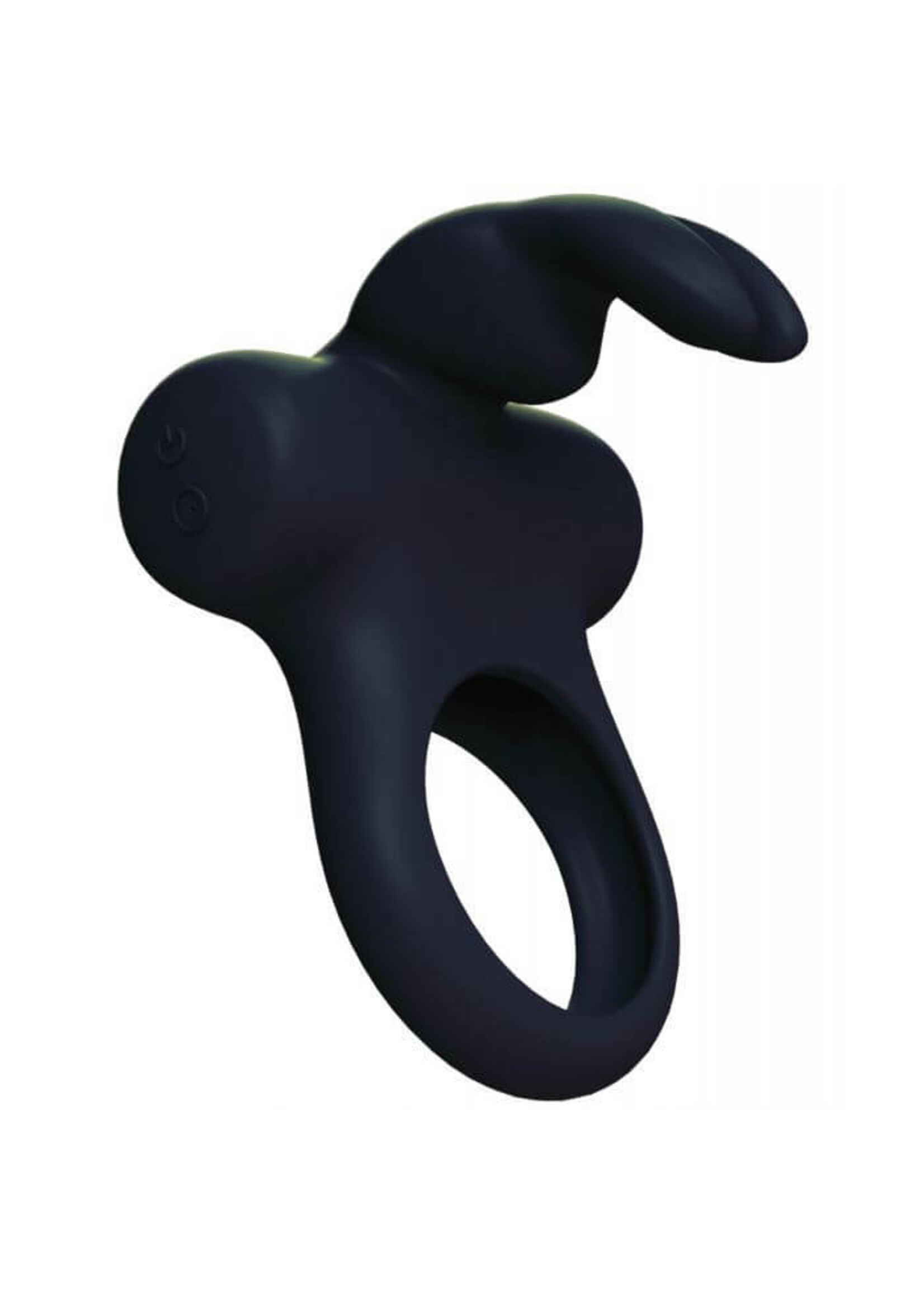 VeDO Frisky Bunny Rechargeable Vibrating Ring - Black Pearl