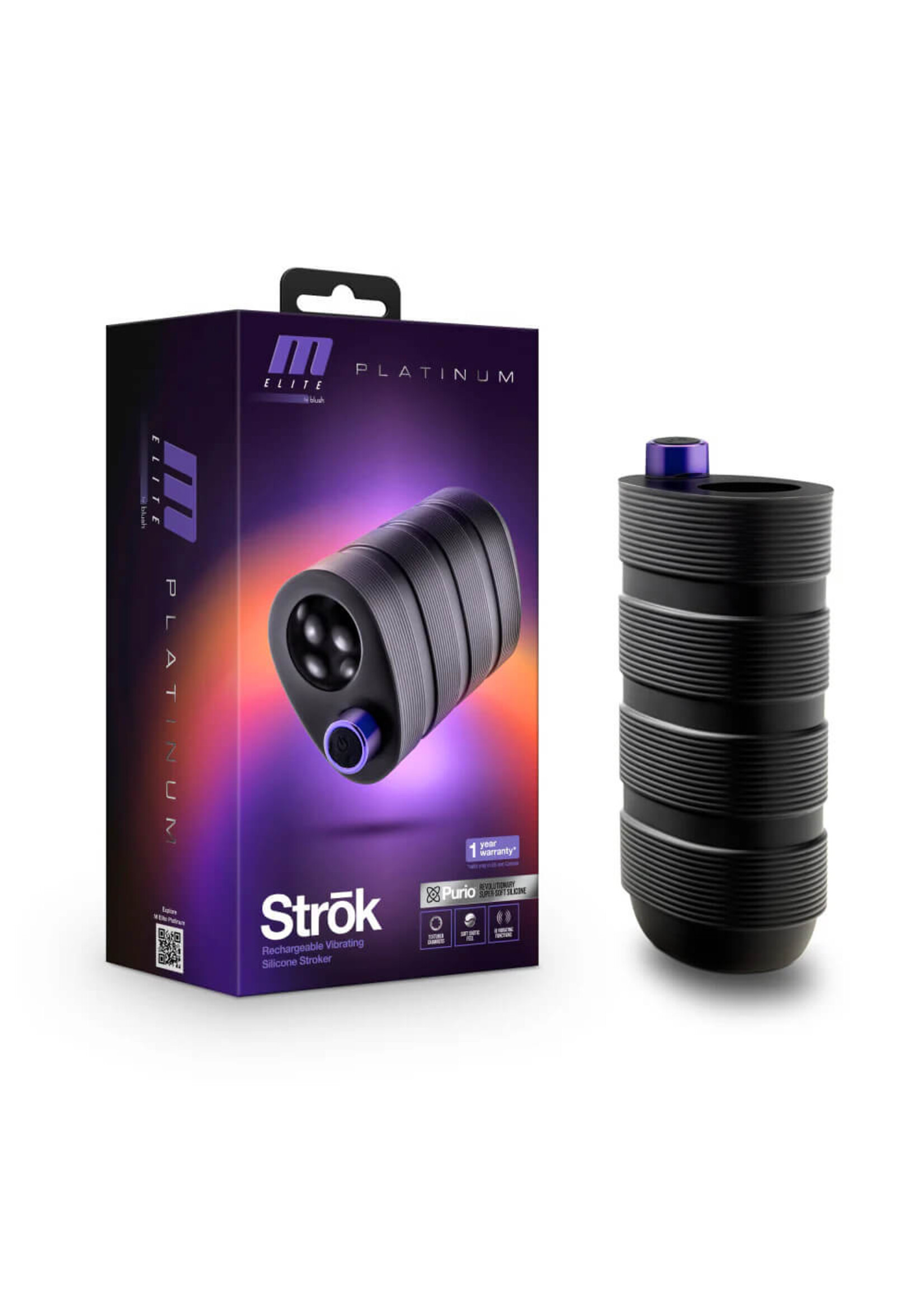 M for Men M Elite Platinum - Strōk - Black