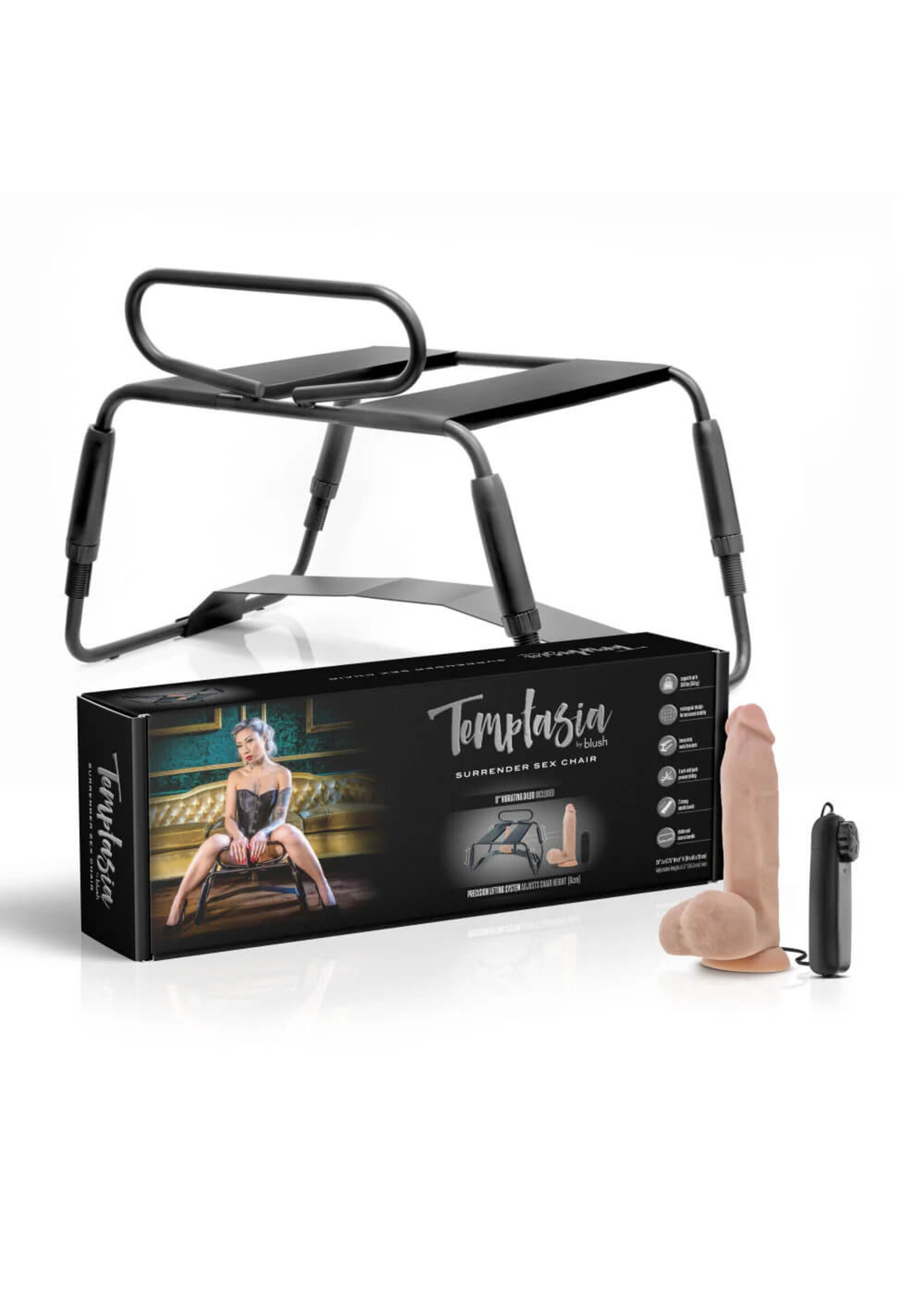 Blush Temptasia - Surrender Sex Chair - Black