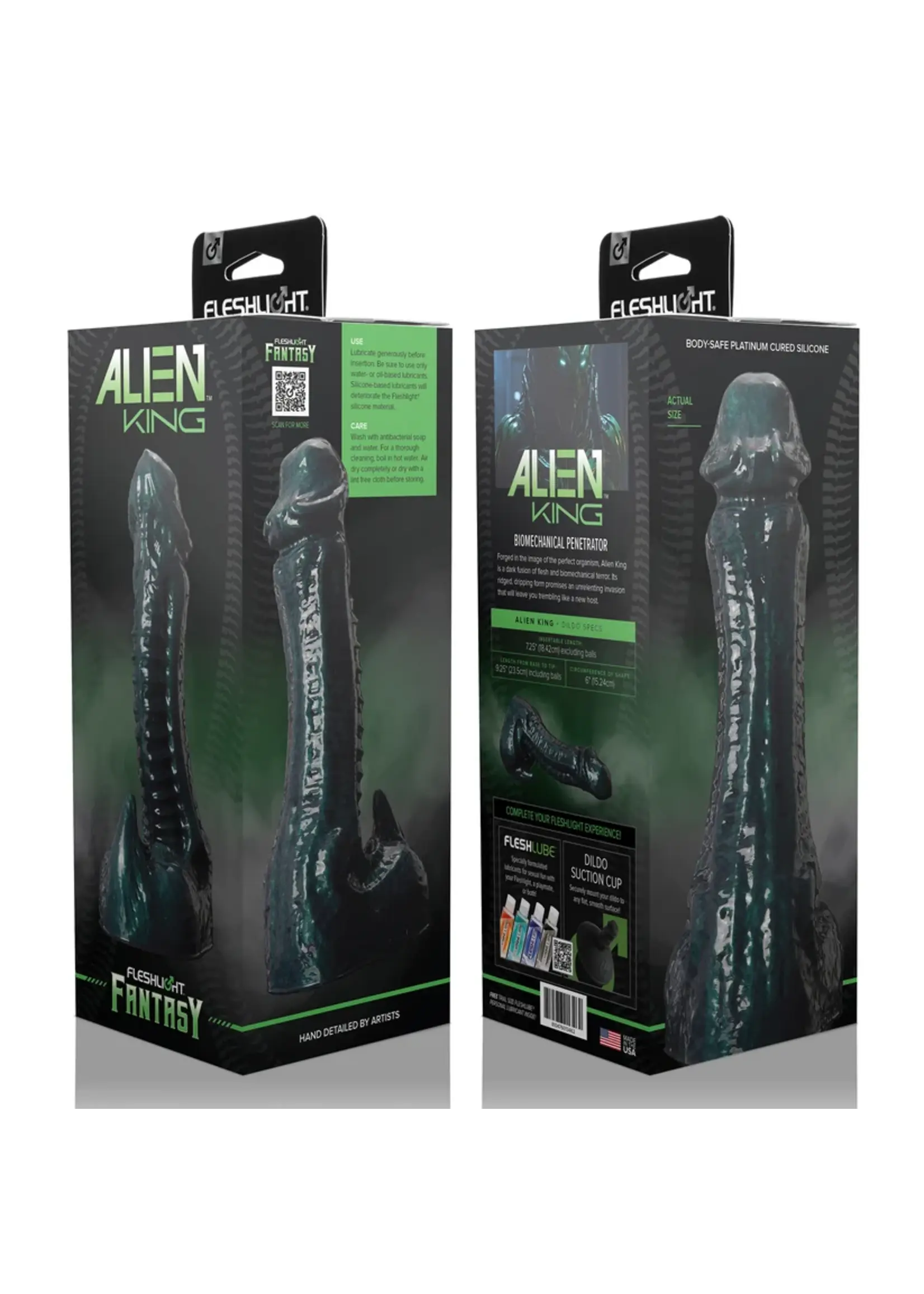 Fleshlight Fantasy Fleshlight Fantasy Alien King Silicone Dildo (RP)