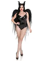 Leg Avenue 2 PC Dark Enchantress Chiffon