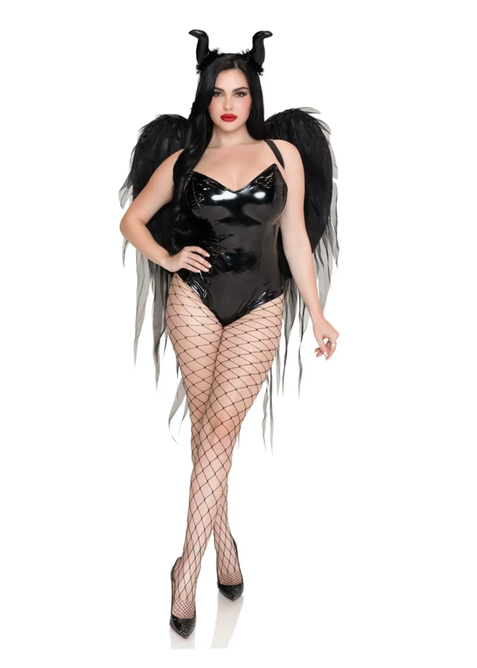 Leg Avenue 2 PC Dark Enchantress Chiffon