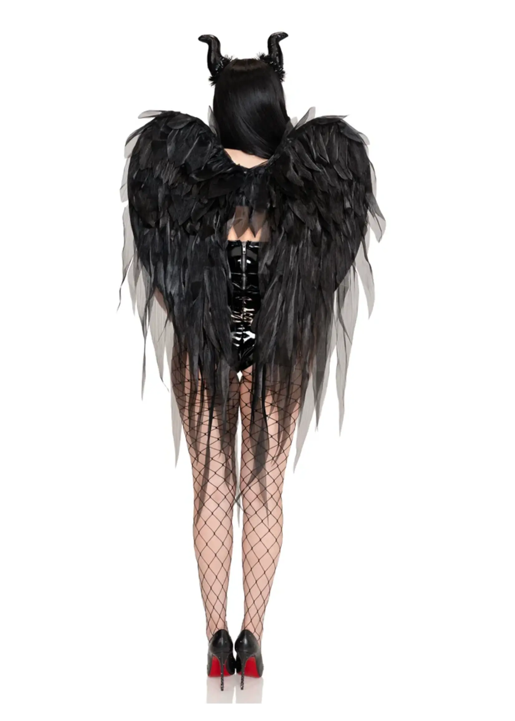 Leg Avenue 2 PC Dark Enchantress Chiffon