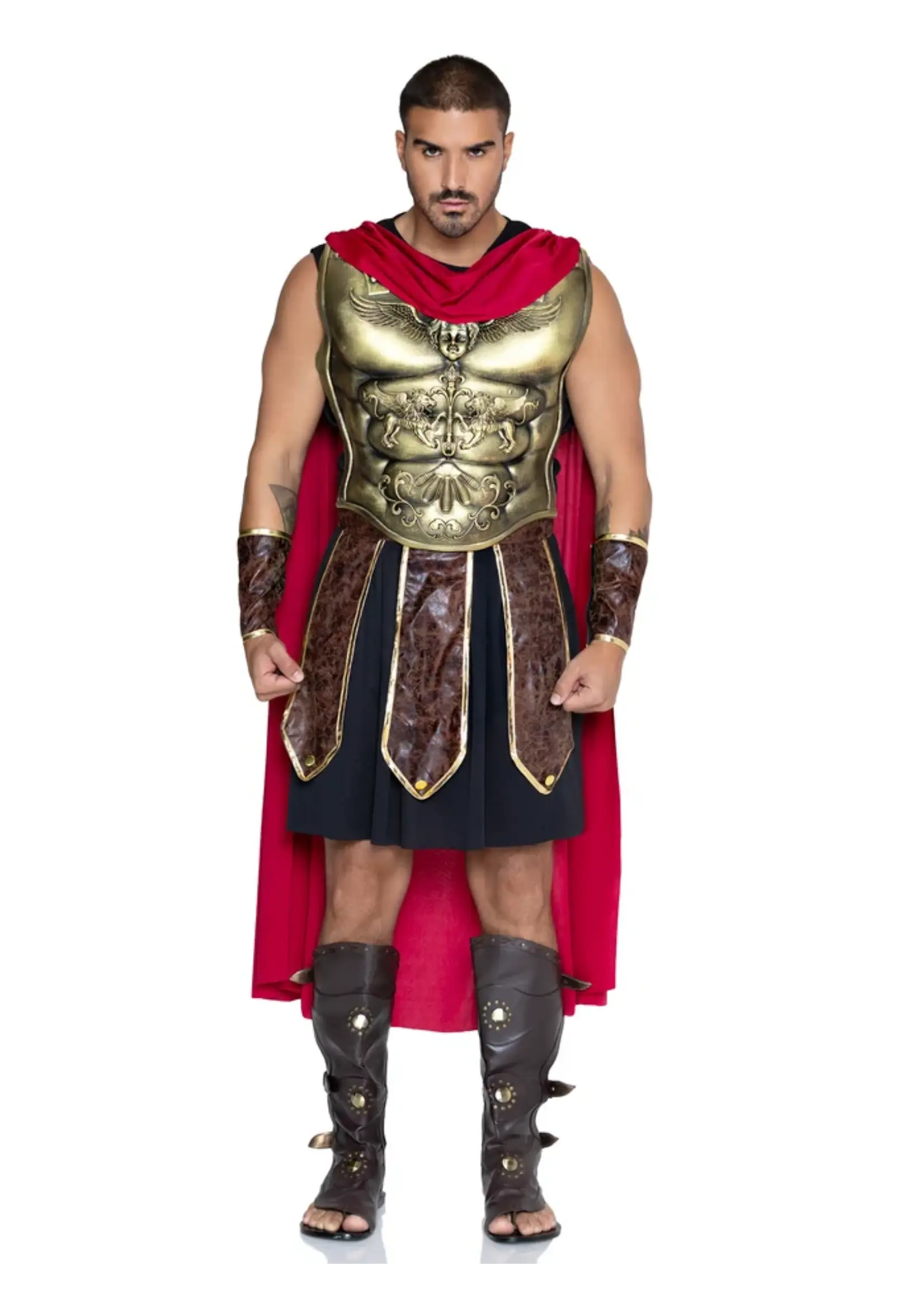 Leg Avenue 5 PC Men's Battle Gladiator Costume M/L