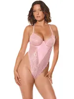 Coquette Kissed By Satin Teddy Pink