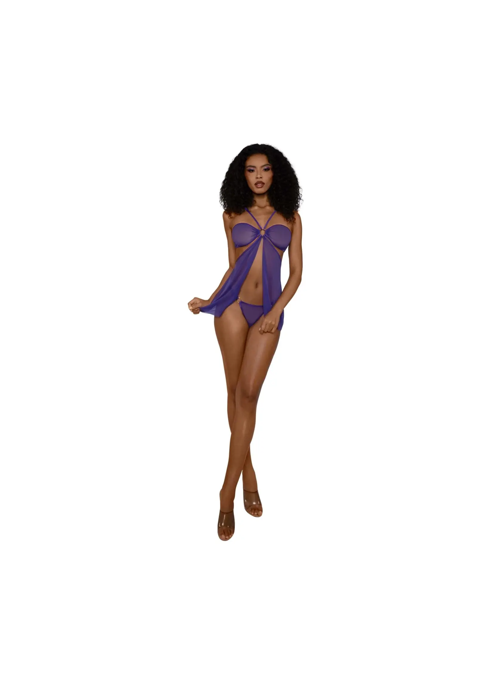 Dreamgirl Cami Set with Panty -Ultra Violet