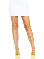 Leg Avenue Ombre Rainbow Woven Net Tights