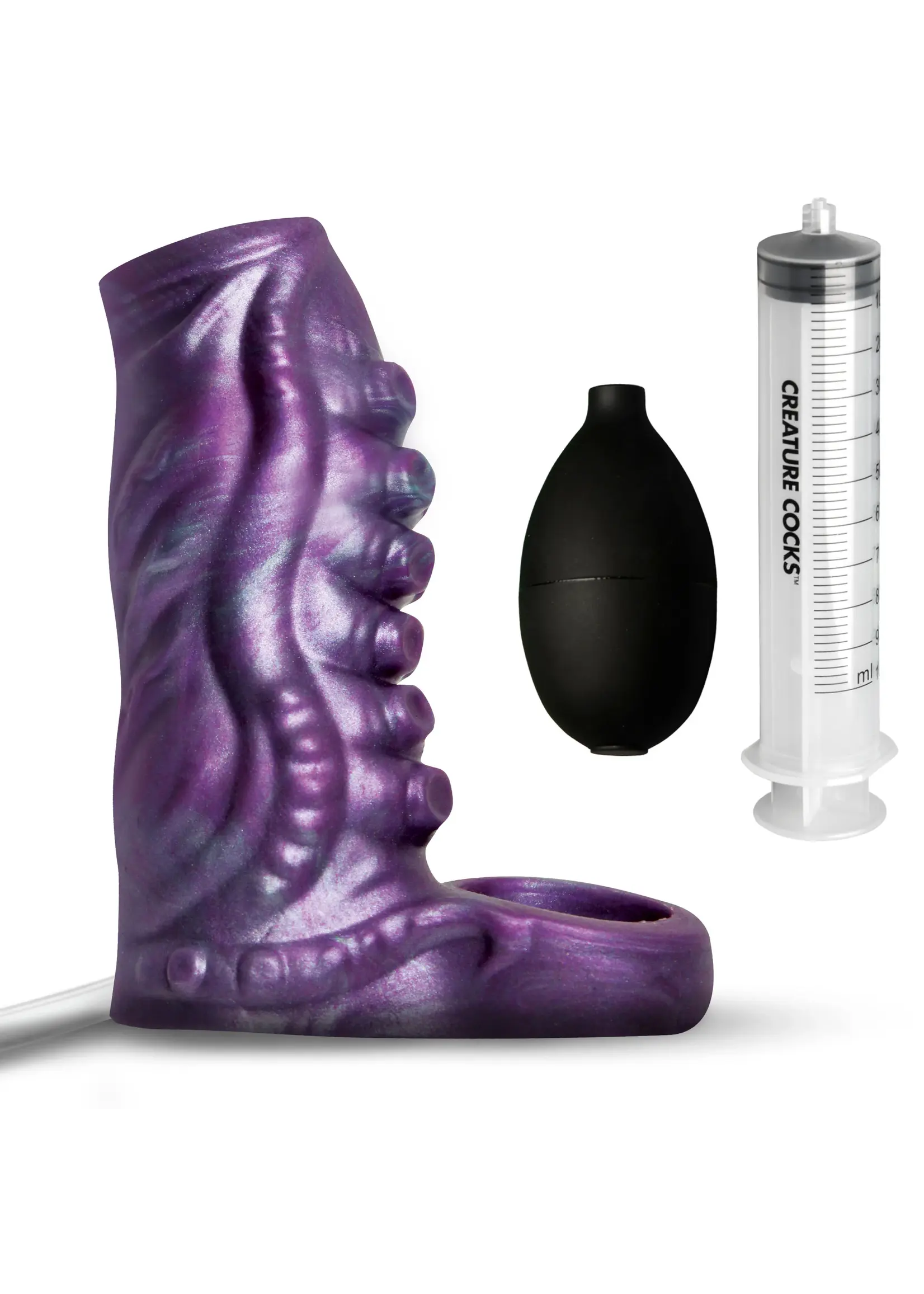 Creature Cocks Tentacle Squirting Silicone Penis Enhancer