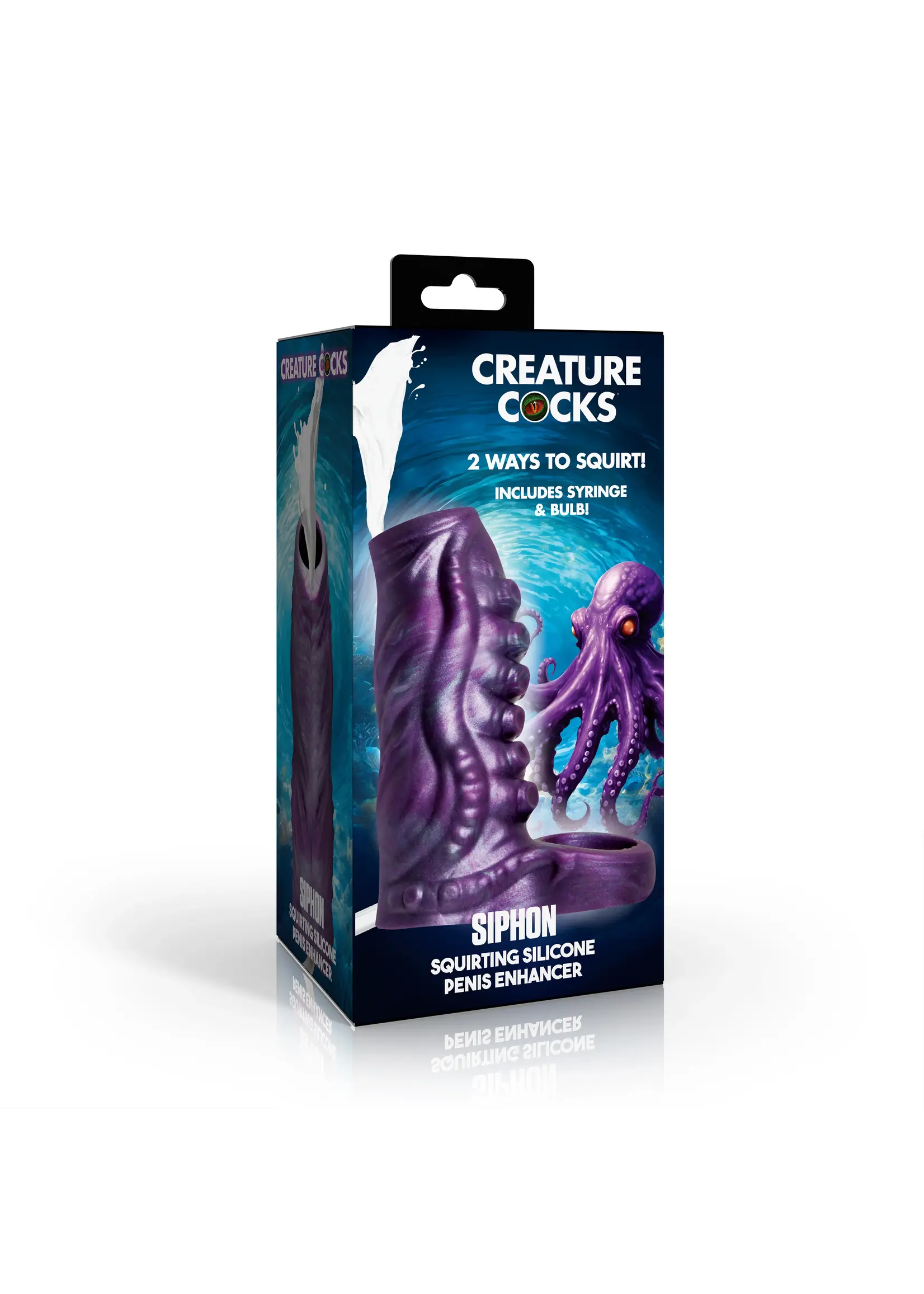 Creature Cocks Tentacle Squirting Silicone Penis Enhancer