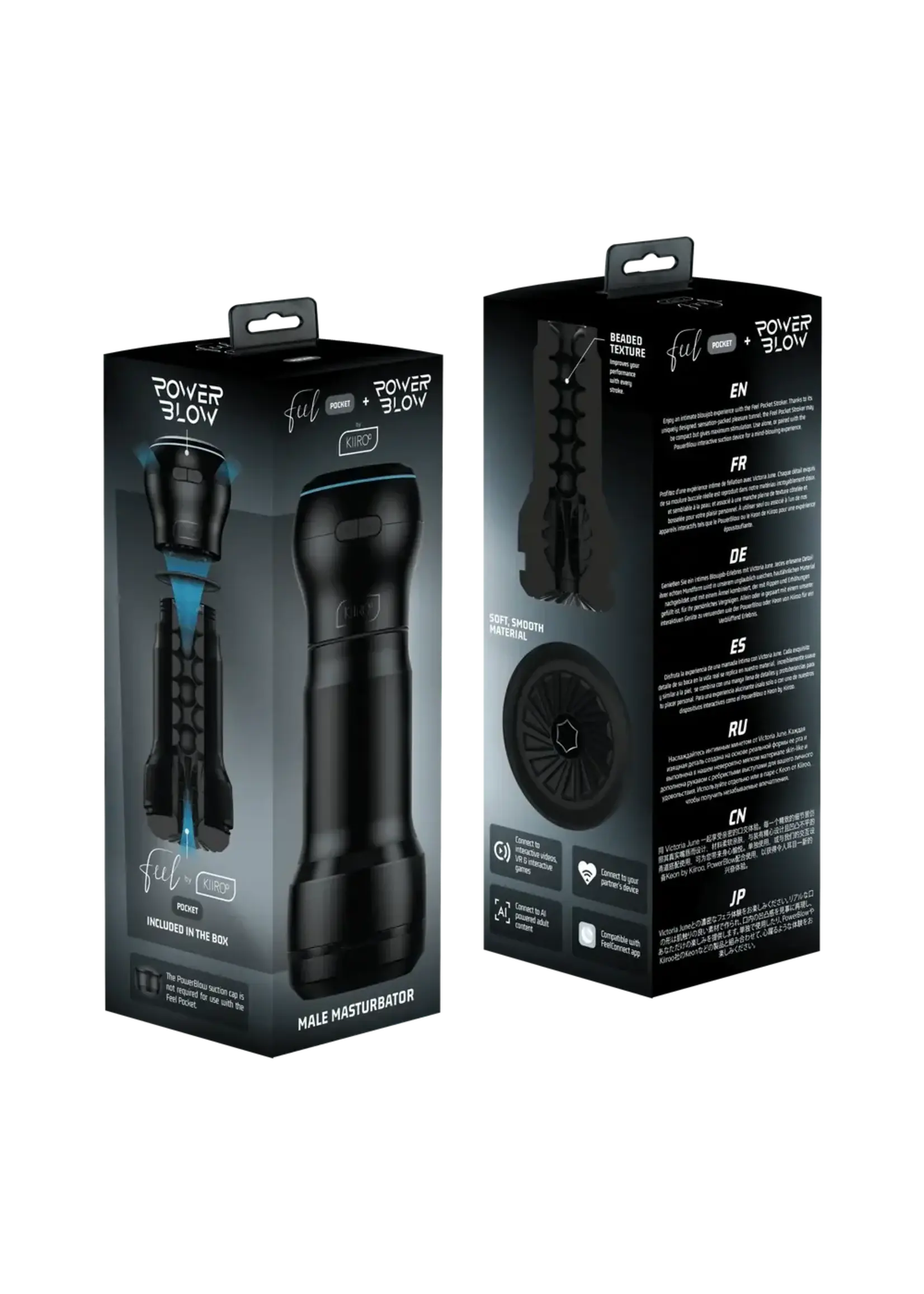 Kiiroo Kiiroo Feel Pocket + Power - Black