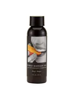 Earthly Body Edible Massage Oil 8 Oz. - Mango