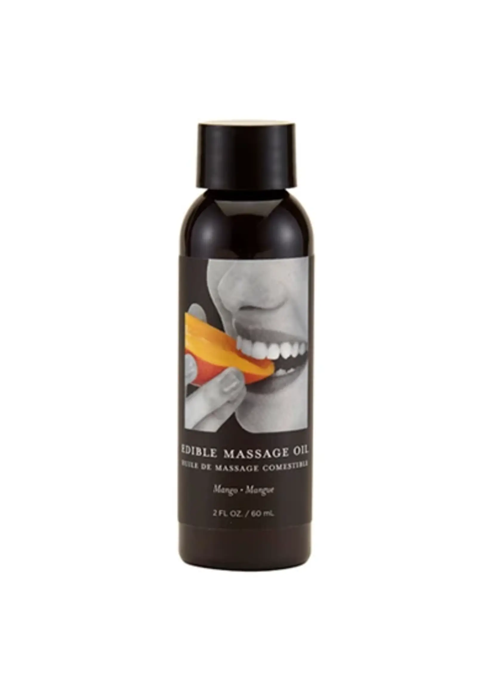 Earthly Body Edible Massage Oil 8 Oz. - Mango