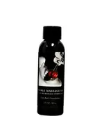 Earthly Body Edible Massage Oil 8 Oz - Cherry