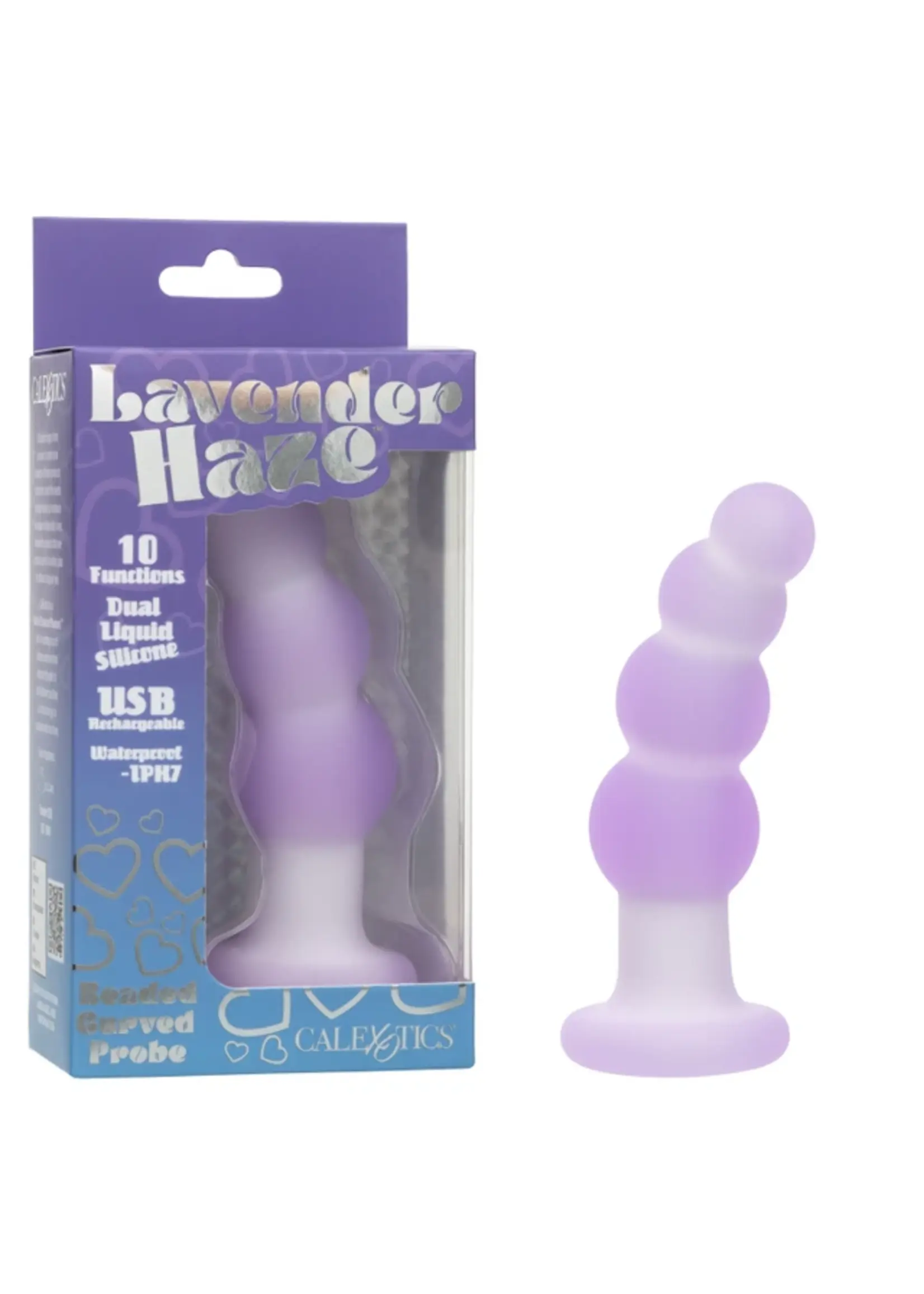 Cal Exotic Novelties LAVENDER HAZE BEADED CRVE PRBE