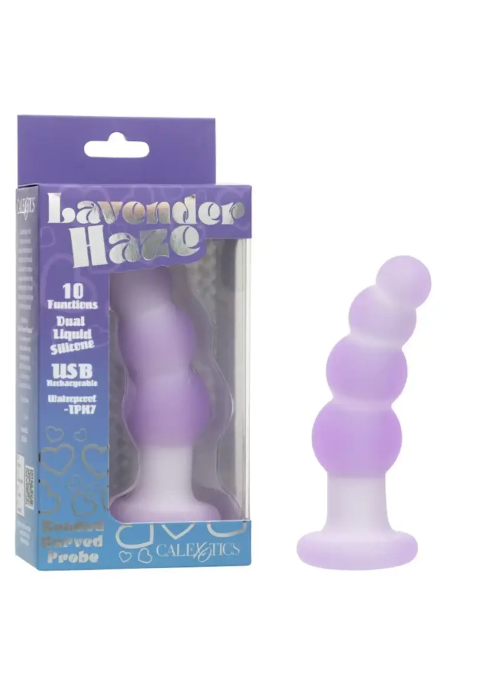 Cal Exotic Novelties LAVENDER HAZE BEADED CRVE PRBE
