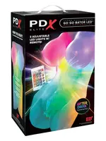 PDX Elite Go-Go Bator LED Mega Masturbator - Frosted