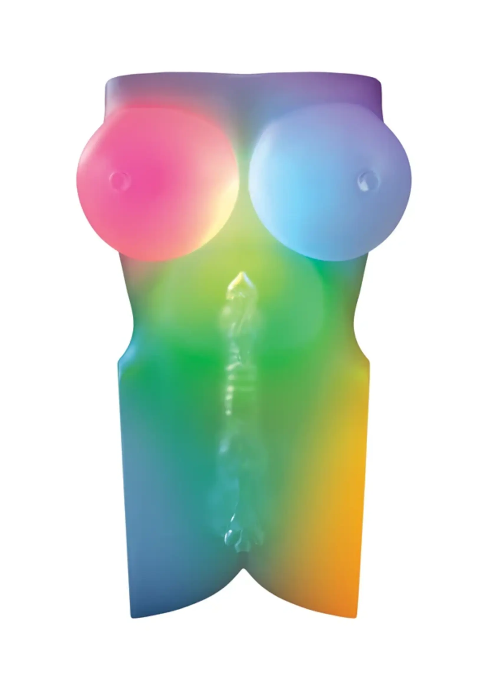 PDX Elite Go-Go Bator LED Mega Masturbator - Frosted