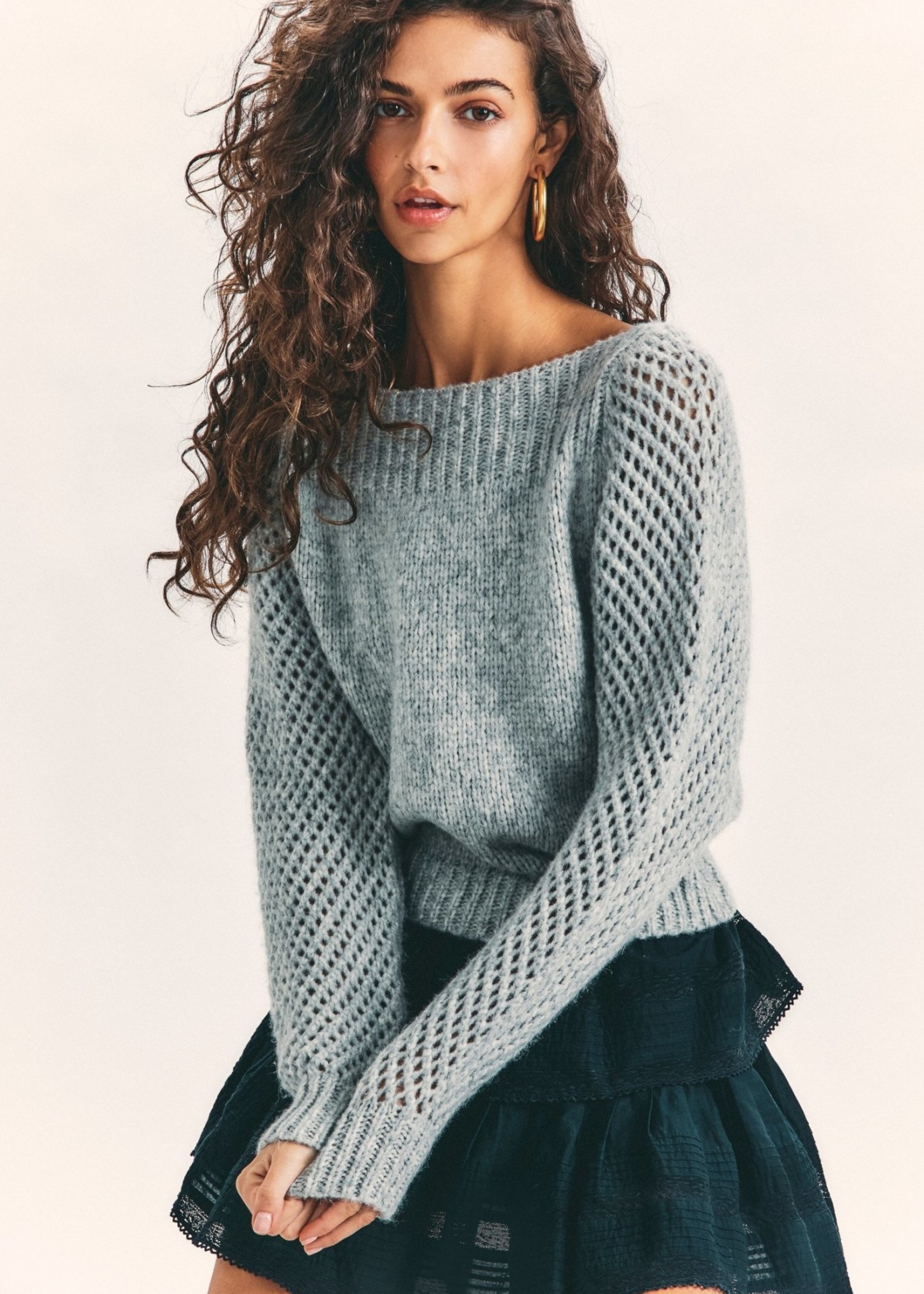 LOVESHACKFANCY ROSIE PULLOVER