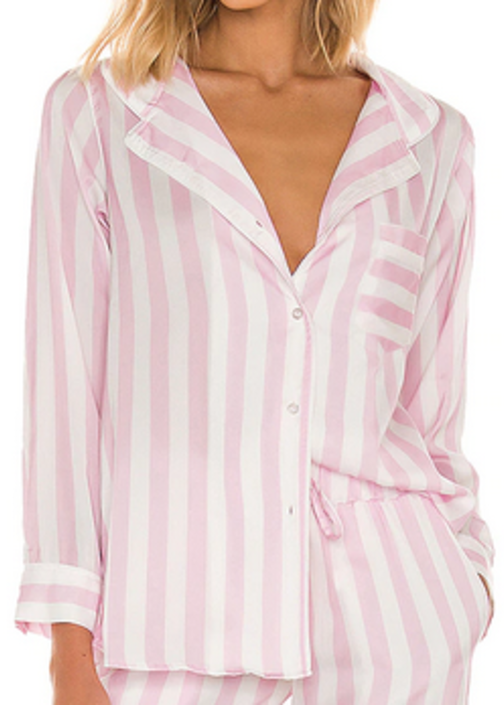 THE SHIRT PJ SET  STRIPE MULTI