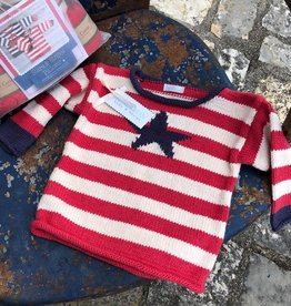 Appalachian Baby 2020-1R Stars & Stripes Pullover Kit, Red