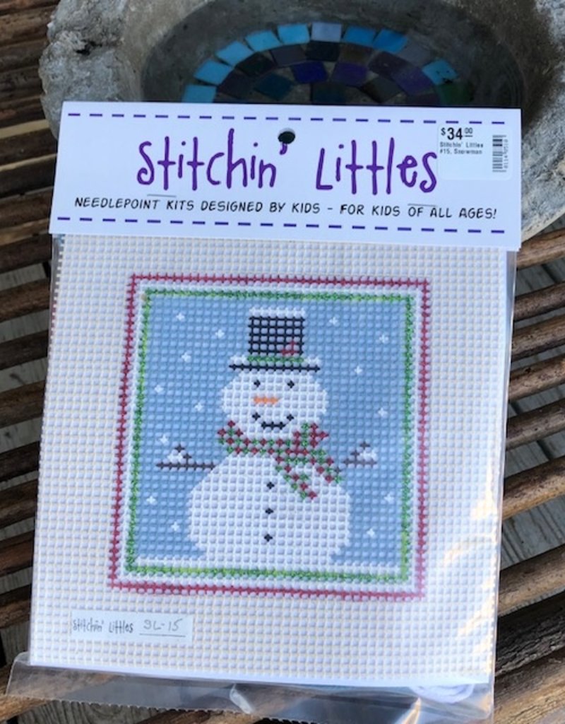 Stitchin' Littles #15, Snowman