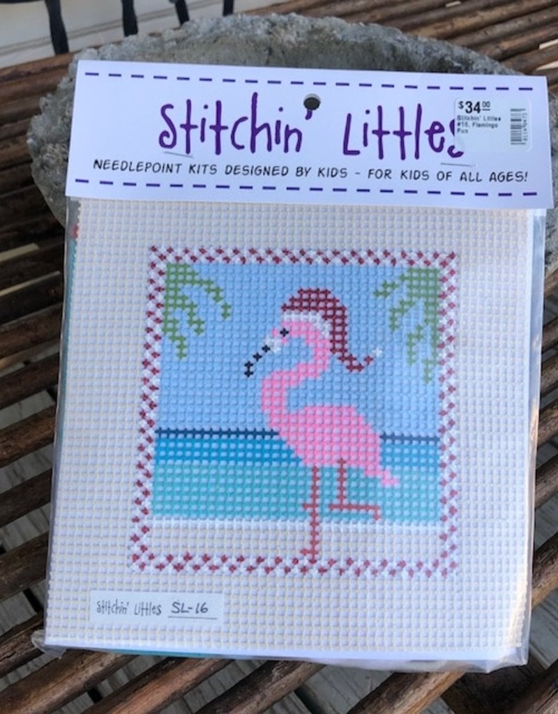 Stitchin' Littles #16, Flamingo Fun
