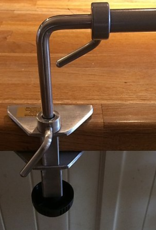 Lowery Clamp Fitting Table Workstand - Silver Grey (No Clamp Head)