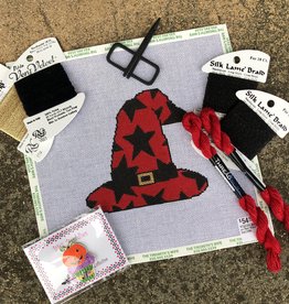 KCD1127 Stars on Red Witch's Hat(18M)