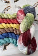 Gluttony Sock - Simpsons 20g Miniskein Set (Once Upon a Yarn Club)