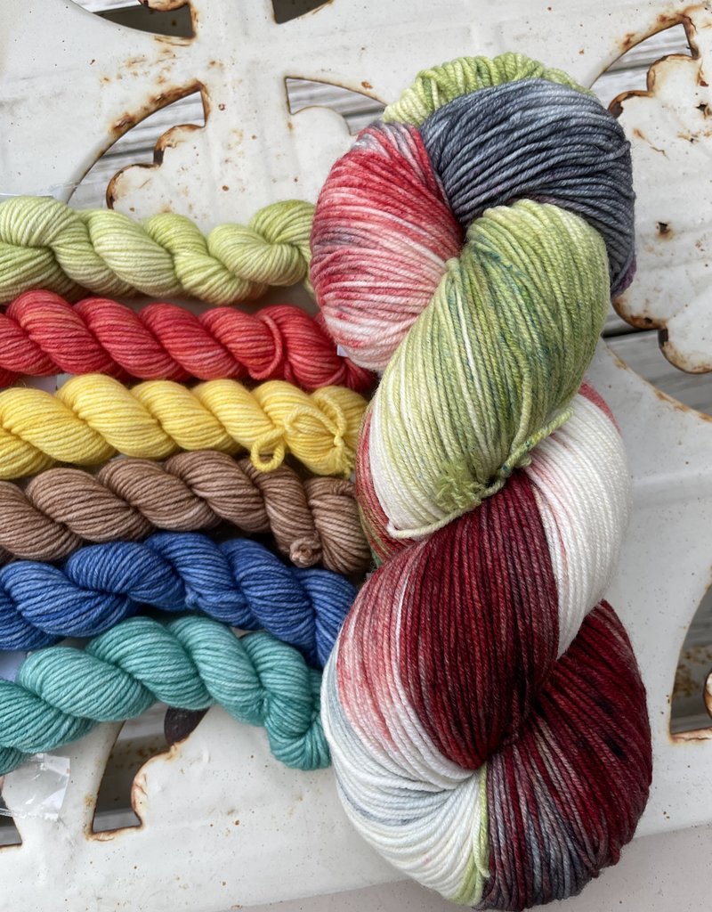 Gluttony Sock - Simpsons 20g Miniskein Set (Once Upon a Yarn Club)