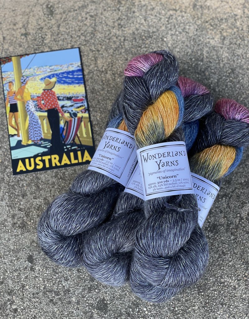 Wonderland Yarns Wonderland Unicorn, deSTITCHnation 2021, Australia