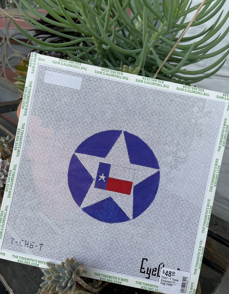 EyeCandy - TCH7-T Texas Ornament #7 - Flag  (18M)