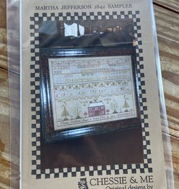 Martha Jefferson 1842 Sampler  (Chessie)