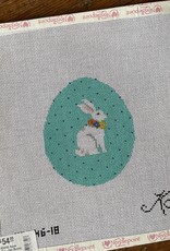 KEA46 Aqua Pin-Dot Bunny Egg  (18M)