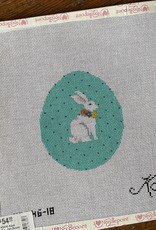 Kelly Clark - KEA46 Aqua Pin-Dot Bunny Egg  (18M)